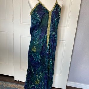 NWT Tropical Maxi Sundress and Beach Cover Up